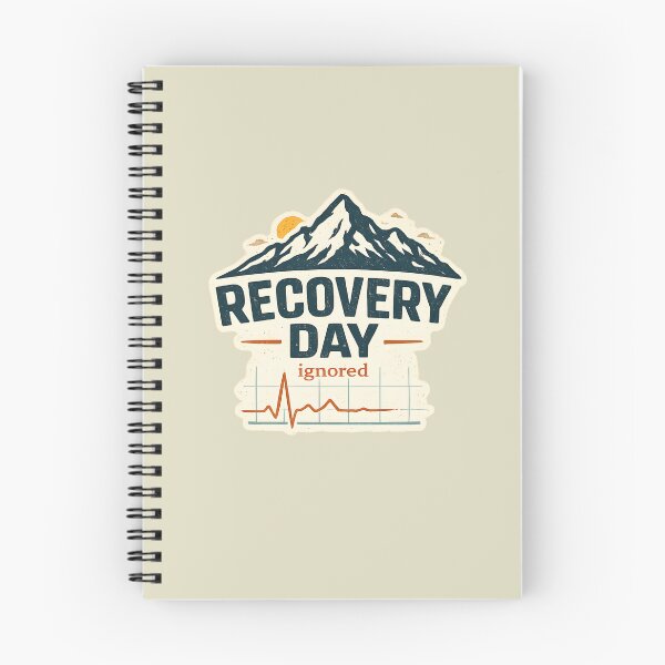Item preview, Recovery Day Ignored Trail Running Humor designed and sold by Lizavelle.