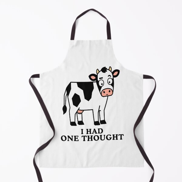 Item preview, I Had One Thought Confused Cow Funny Farm Animal designed and sold by Lyfeinsights.