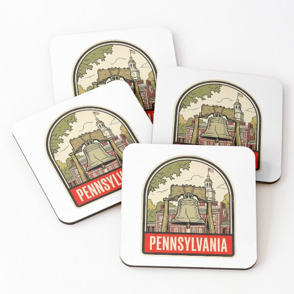 Item preview, Vintage Pennsylvania Liberty Bell Retro Travel Design designed and sold by Paper Drip.
