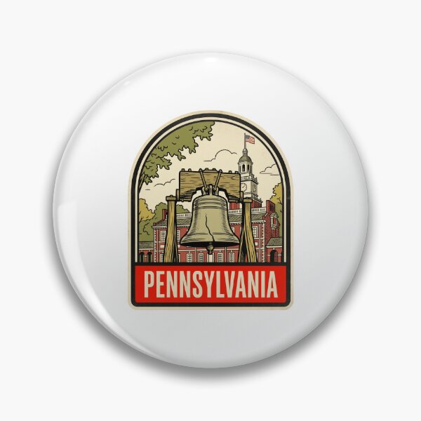 Item preview, Vintage Pennsylvania Liberty Bell Retro Travel Design designed and sold by Paper Drip.