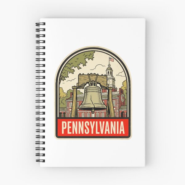 Item preview, Vintage Pennsylvania Liberty Bell Retro Travel Design designed and sold by Paper Drip.