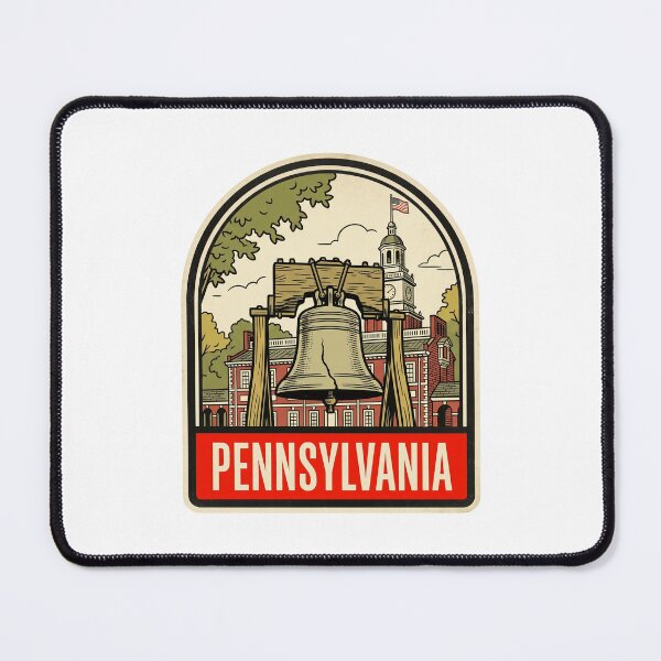Item preview, Vintage Pennsylvania Liberty Bell Retro Travel Design designed and sold by Paper Drip.