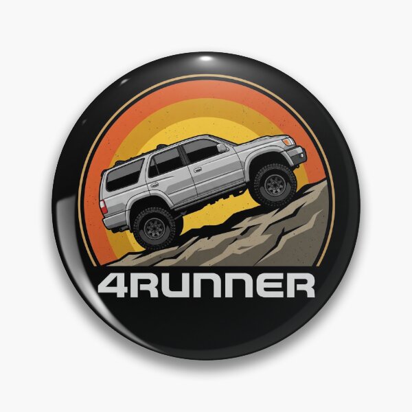 Item preview, 3rd Gen 4Runner Silver Classic Off Road 4x4 Retro Sunset designed and sold by Off-Road-Zone.
