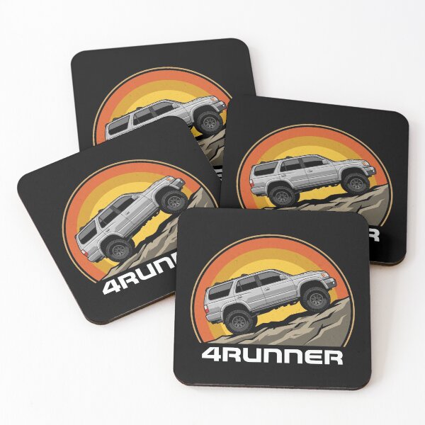 Item preview, 3rd Gen 4Runner Silver Classic Off Road 4x4 Retro Sunset designed and sold by Off-Road-Zone.