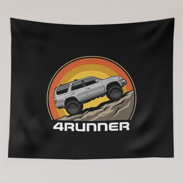 Item preview, 3rd Gen 4Runner Silver Classic Off Road 4x4 Retro Sunset designed and sold by Off-Road-Zone.