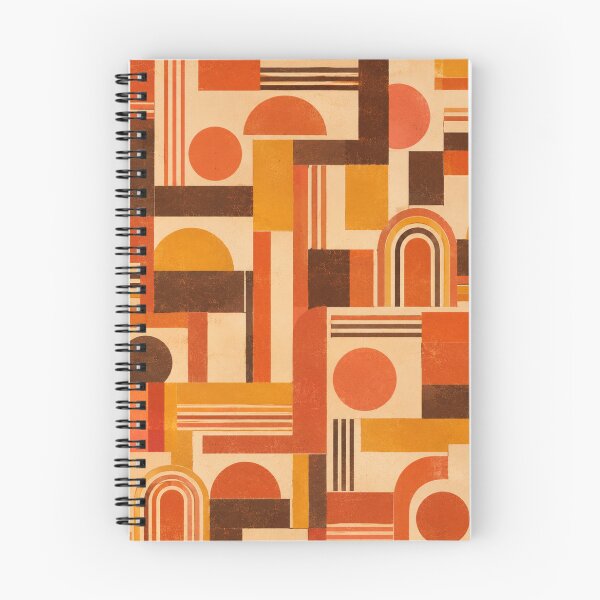 Item preview, Mid-Century Abstract Geometric Retro Sun Pattern designed and sold by JonelleTshirts.