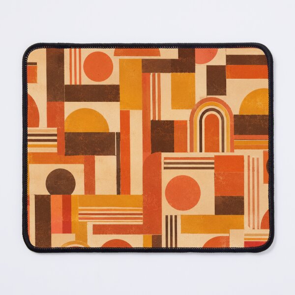 Item preview, Mid-Century Abstract Geometric Retro Sun Pattern designed and sold by JonelleTshirts.