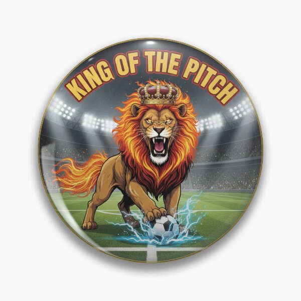 Item preview, King Of The Pitch Lion Champion designed and sold by PrintBreeze.