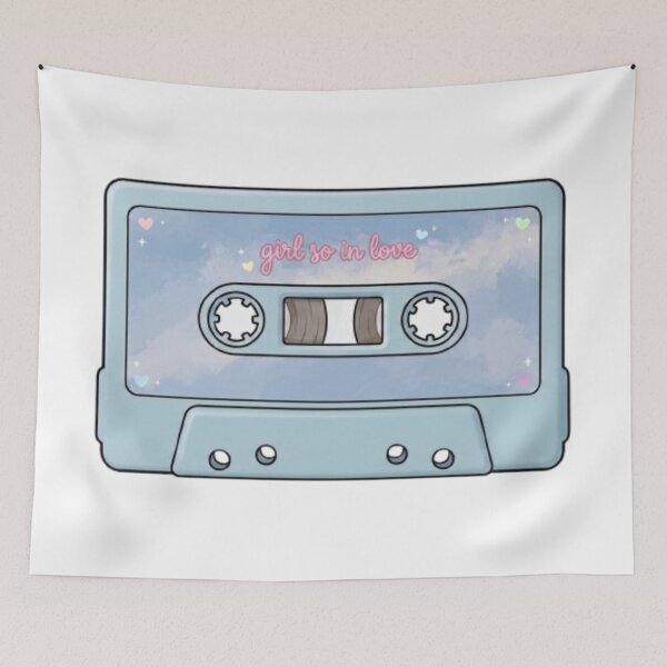 Item preview, you seem pretty sad for a girl so in love retro light blue cassette tape designed and sold by Aesthetic Crew.