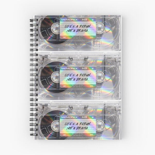 Item preview, Holographic VHS Tape Retro 90s Nostalgia Quote For Millennials designed and sold by roarsomethings.