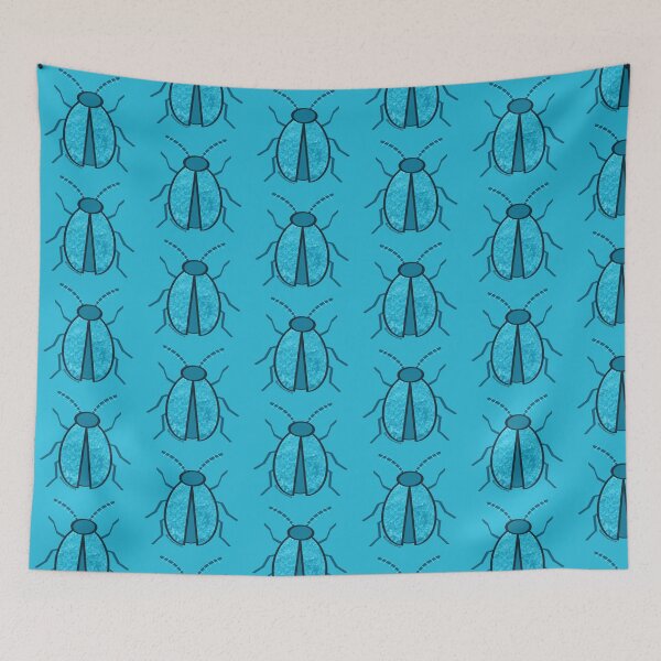 Item preview, Blue Shiny Beetle designed and sold by birdiebeacrafts.