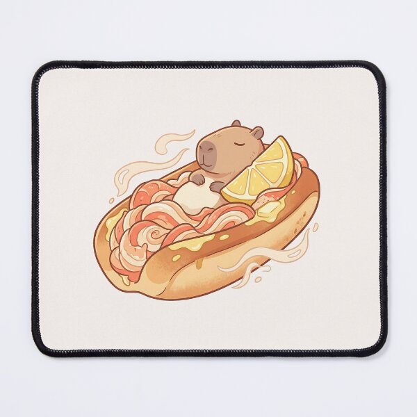 Item preview, Kawaii Capybara Seafood Roll Food Trend designed and sold by MythicCotton.