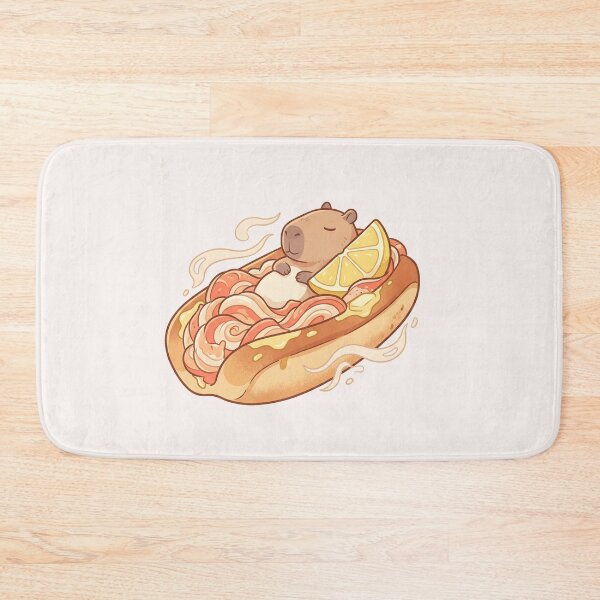 Item preview, Kawaii Capybara Seafood Roll Food Trend designed and sold by MythicCotton.