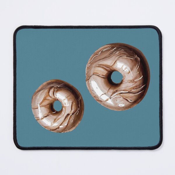 Item preview, Marble Chocolate Glaze Donuts Marker Art designed and sold by AnilaPike Studio.