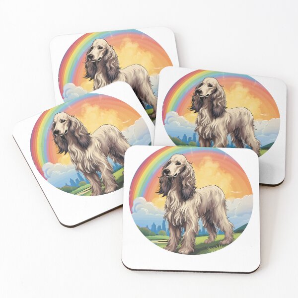 Item preview, Funny Afghan Hound Colorful Rainbow Cute Mom Dad Kids designed and sold by rafaeltto.
