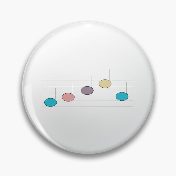 Item preview, Pastel Music Notes Colorful Musical Staff designed and sold by ValeriesGallery.