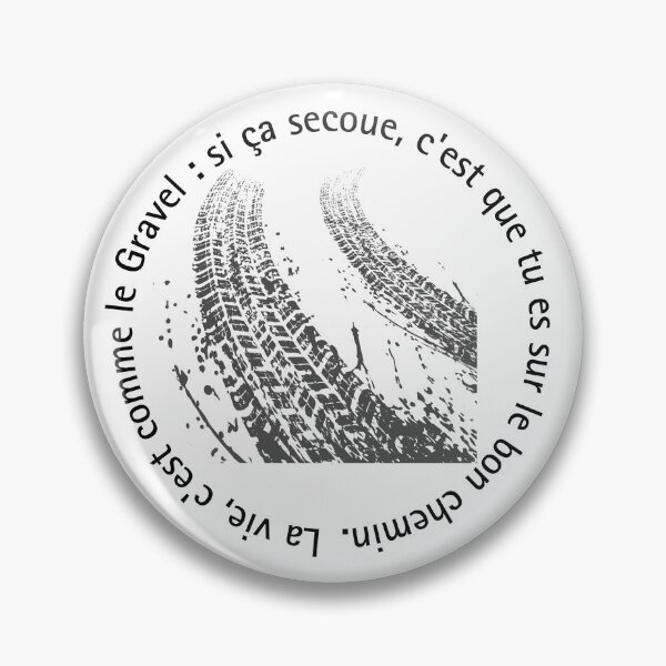 Item preview, Humor con frases sobre bicicletas de gravel: si el terreno es accidentado, vas por buen camino. designed and sold by Instants Design.