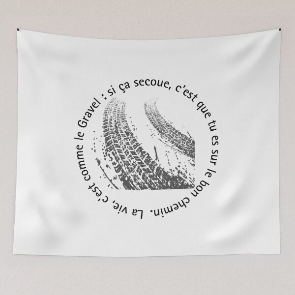 Item preview, Gravel Bike Quote Humor - If it's bumpy, you're on the right track designed and sold by Instants Design.