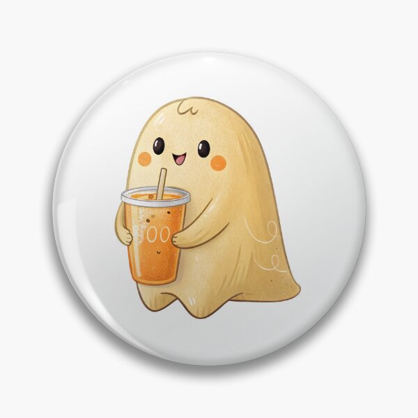 Item preview, Ghost with a Sweet Drink designed and sold by trendspatterns.