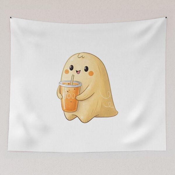 Item preview, Ghost with a Sweet Drink designed and sold by trendspatterns.