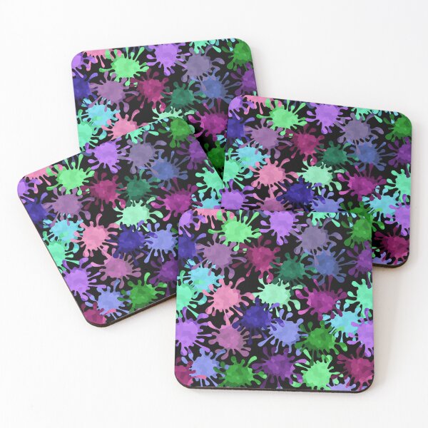 Item preview, Neon Paint Splatter  designed and sold by Sartoris Art.