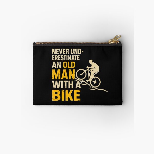 Item preview, Never Underestimate An Old Man With A Bike - Funny Cycling Quote designed and sold by Alexaltay.