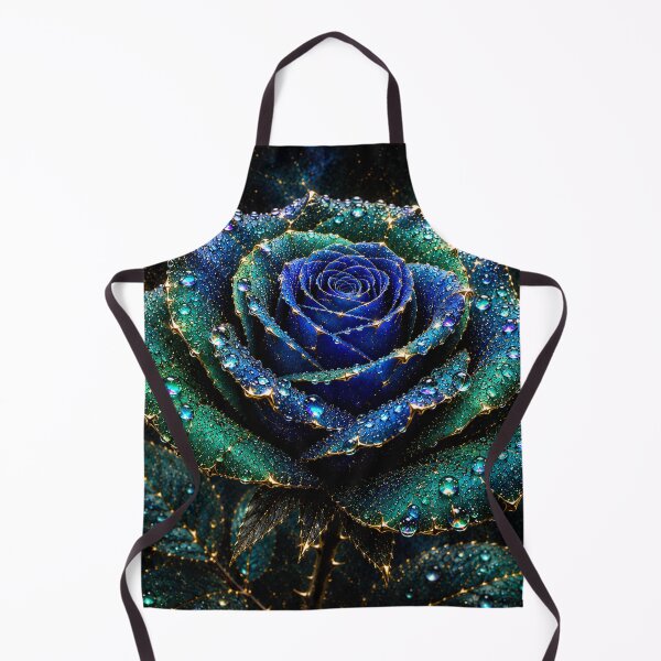 Item preview, Kintsugi - Rose of Emerald, Sapphire and Dewdrops designed and sold by LegademaArt.