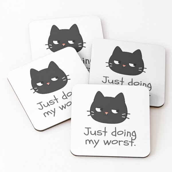 Item preview, Just doing my worst designed and sold by Nope Cats.