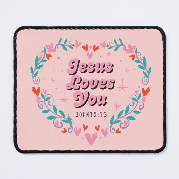 Item preview, Jesus Loves You Sticker designed and sold by bolimj.