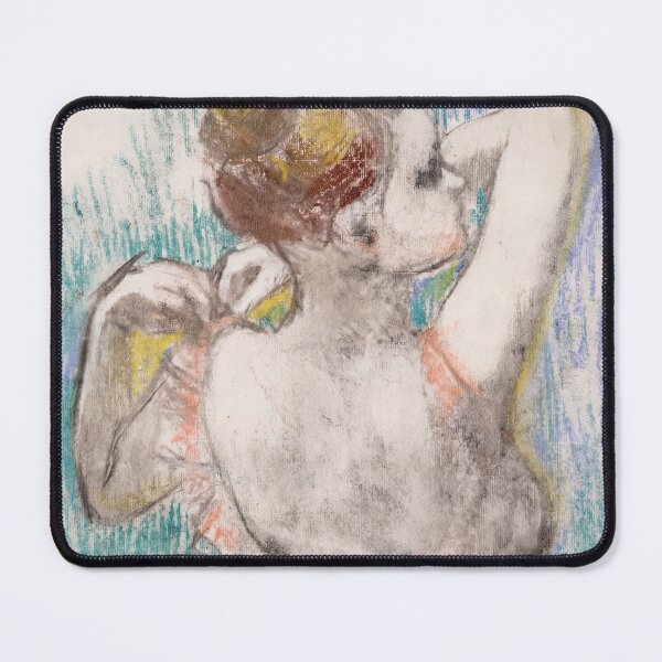 Item preview, Woman Combing Her Hair in Pastel designed and sold by artofuniverse.