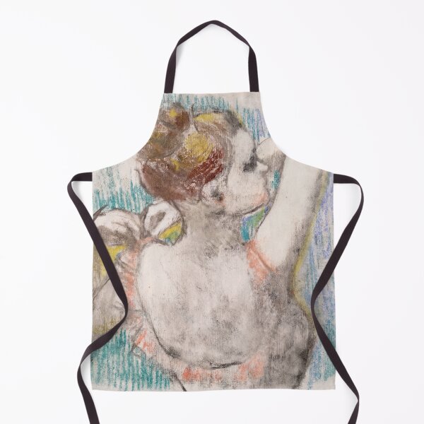 Item preview, Woman Combing Her Hair in Pastel designed and sold by artofuniverse.