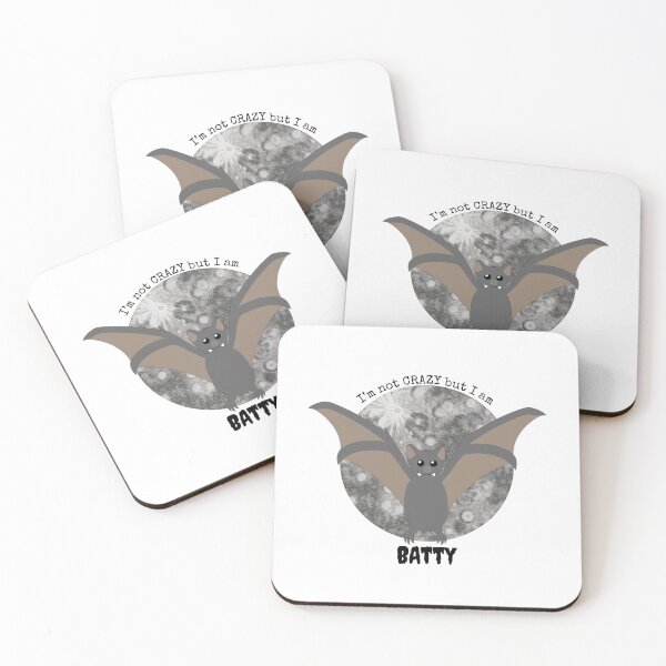 Item preview, I'm not crazy, I'm batty designed and sold by DesignsbyDustin.