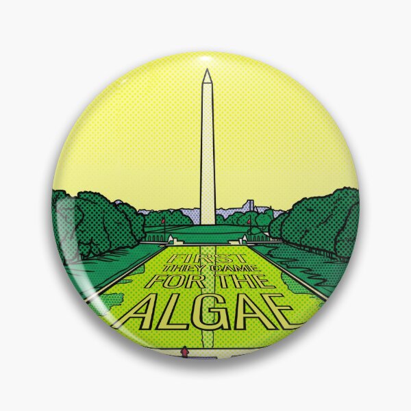 Item preview, Washington Monument Algae Satire Retro Pop Art Graphic designed and sold by Terry Bain.