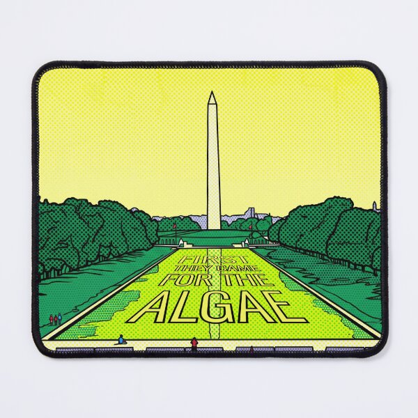 Item preview, Washington Monument Algae Satire Retro Pop Art Graphic designed and sold by Terry Bain.