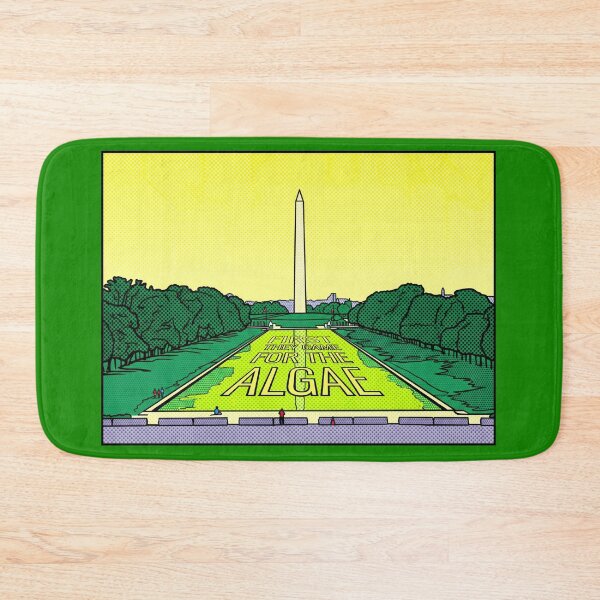 Item preview, Washington Monument Algae Satire Retro Pop Art Graphic designed and sold by Terry Bain.