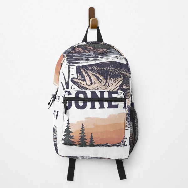 Item preview, Gone Fishing Leave The Noise Behind Landscape Design designed and sold by TeeVerse27.