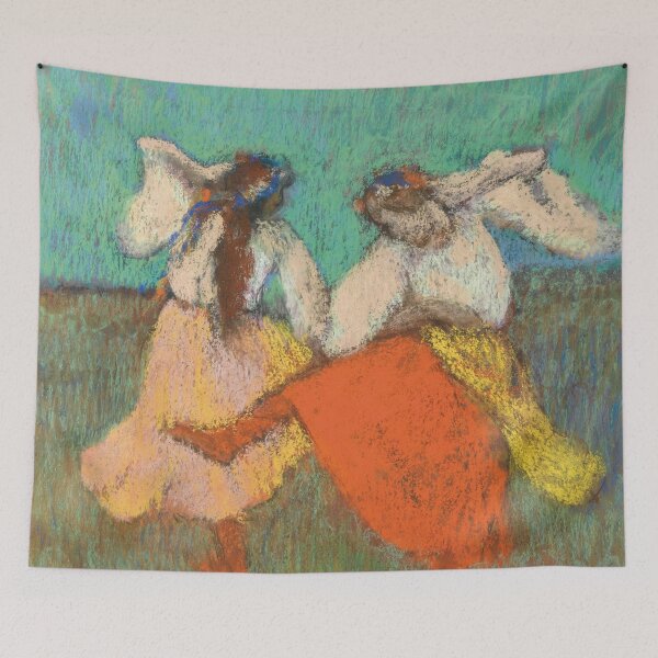 Item preview, Russian Dancers in Folk Costume designed and sold by artofuniverse.