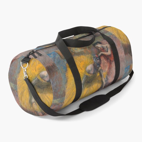 Item preview, Two Resting Ballet Dancers in Yellow and Red designed and sold by artofuniverse.