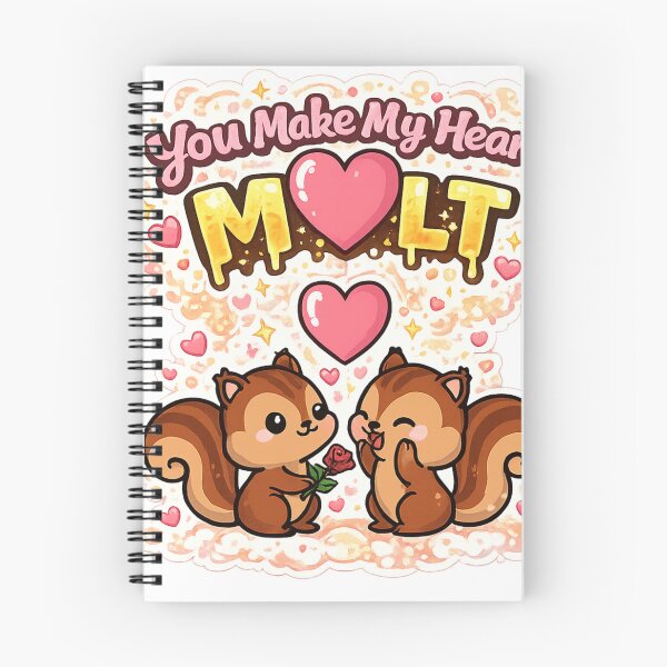 Item preview, You Make My Heart Melt Cute Squirrel Couple Design | Romantic Valentine Squirrels | Kawaii Love Gift designed and sold by sumodesign.