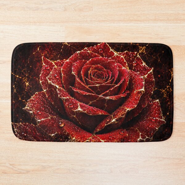 Item preview, Kintsugi - Rose of Ruby and Gold designed and sold by LegademaArt.