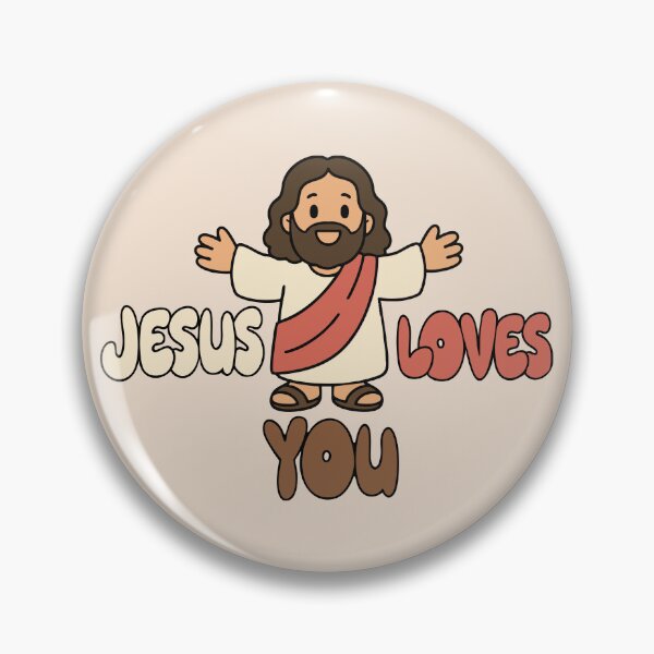 Item preview, Jesus Loves You Sticker designed and sold by bolimj.