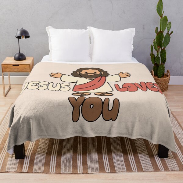 Item preview, Jesus Loves You Sticker designed and sold by bolimj.