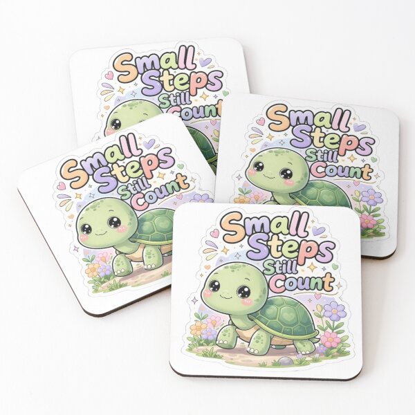 Item preview, Quote Small Step still Count Design designed and sold by ARVI'S ART STUDIO.