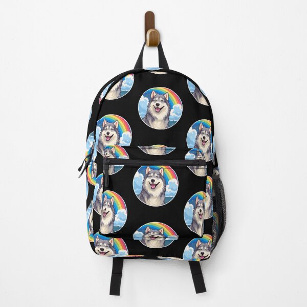 Item preview, Funny Alaskan Malamute Colorful Rainbow Cute Mom Dad Kids designed and sold by rafaeltto.