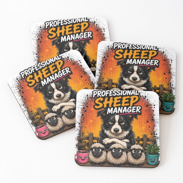 Item preview, Professional Sheep Manager Border Collie Funny Herding Dog Shirt designed and sold by PINK FREE.