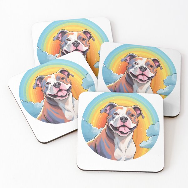 Item preview, Funny American Bulldog Colorful Rainbow Cute Mom Dad Kids designed and sold by rafaeltto.