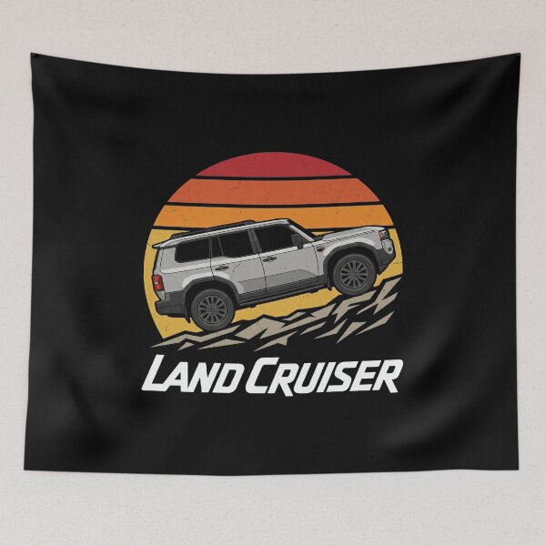Item preview, Land Cruiser 250 Series Retro Sunset Graphic Off Road 4x4 designed and sold by Off-Road-Zone.