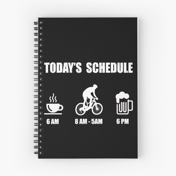Item preview, Today's Schedule - Mountain Bike - Cycling - Go Biking designed and sold by Alexaltay.