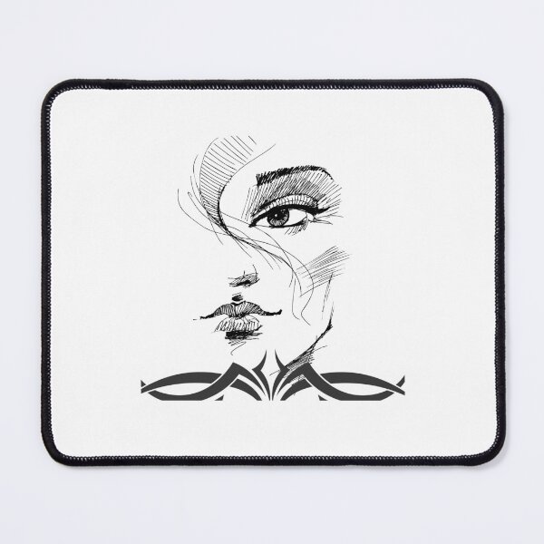 Item preview, Drawing a female face with simple artistic lines  designed and sold by BoldcreationsM.