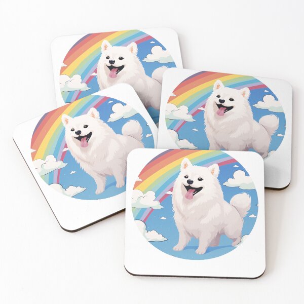 Item preview, Funny American Eskimo Colorful Rainbow Cute Mom Dad Kids designed and sold by rafaeltto.